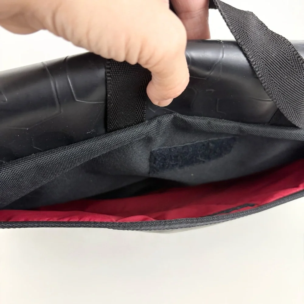 Heavy Duty Black Red Burton Tactical JEEP Messenger Bag